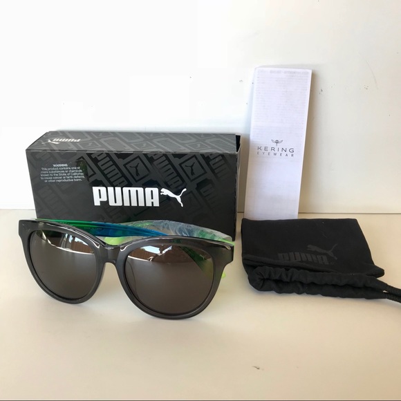 PUMA Rounded Cat Eye Sunglasses - Picture 4 of 6